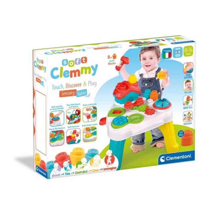 Clemmy baby - veselý hrací senzorický stolek
