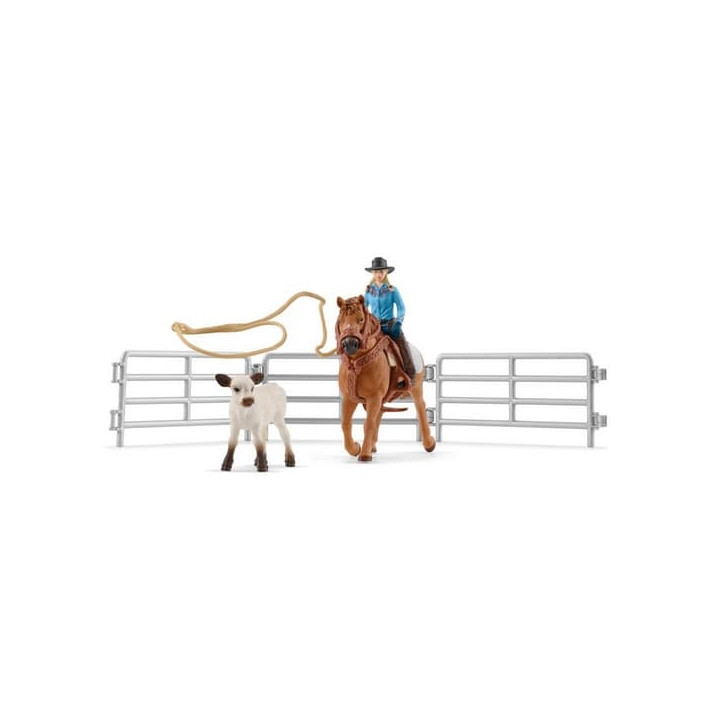 Schleich® FARM WORLD 42577 Kovbojská zábava s lasy