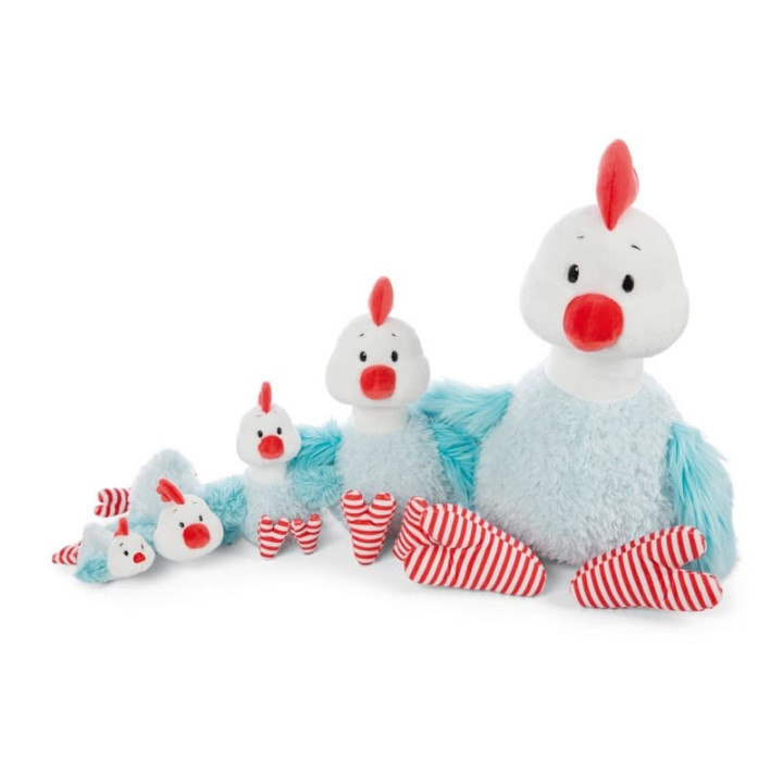 NICI plyš Slepička Chicklinde 12cm, GREEN