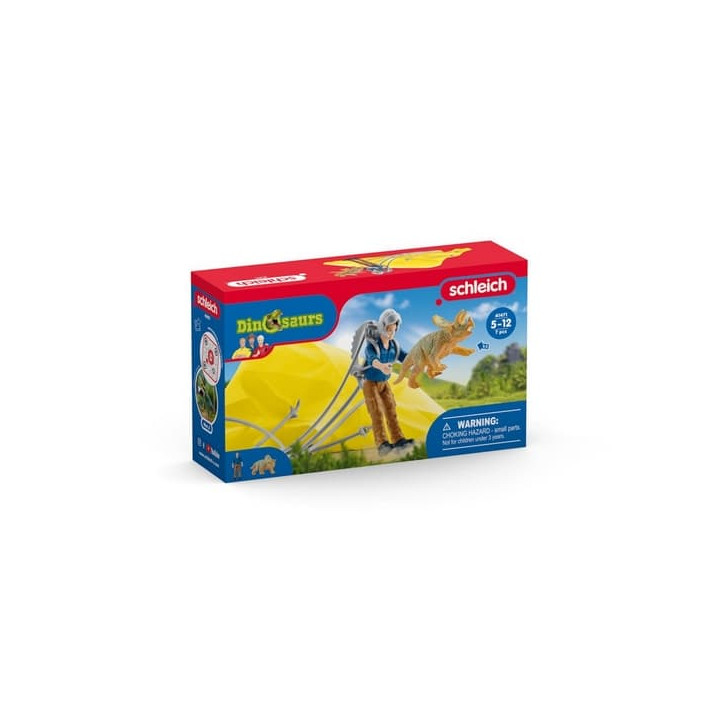 Schleich DINOSAURS 41471 Parašutistická záchranná jednotka