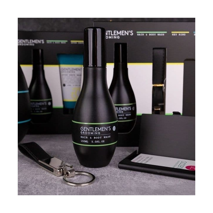 Accentra SET koupelový GENTLEMEN'S GROOMING s pouzdrem na vizitky ACCENTRA