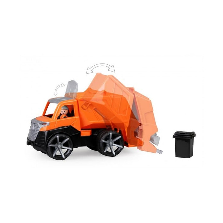 Auto Truxx 2 popelář plast 31cm s figurkou 24m+