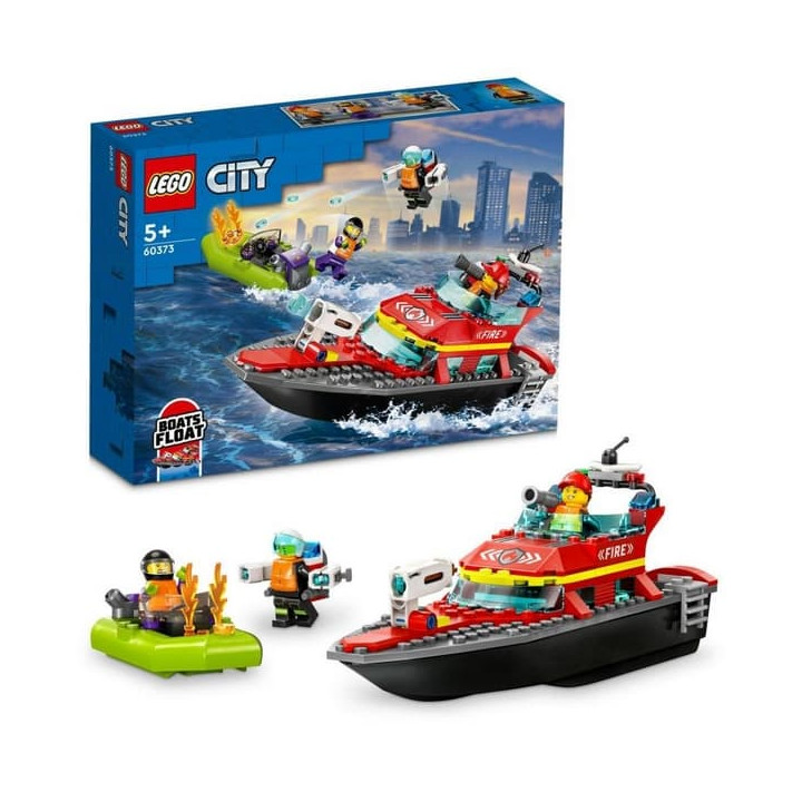 LEGO® City 60373 Hasičská záchranná loď a člun