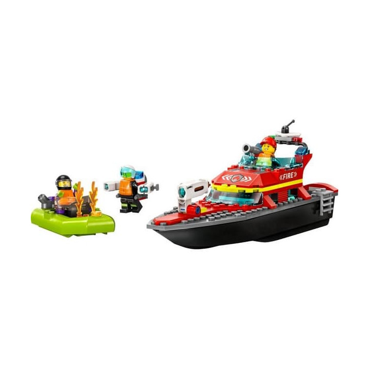 LEGO® City 60373 Hasičská záchranná loď a člun