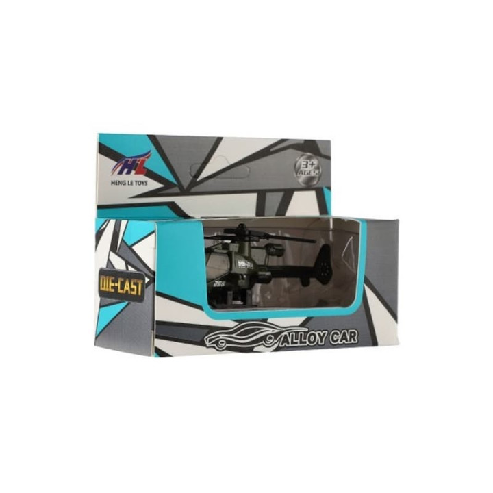 Vrtulník/Helikoptéra kov/plast 10cm
