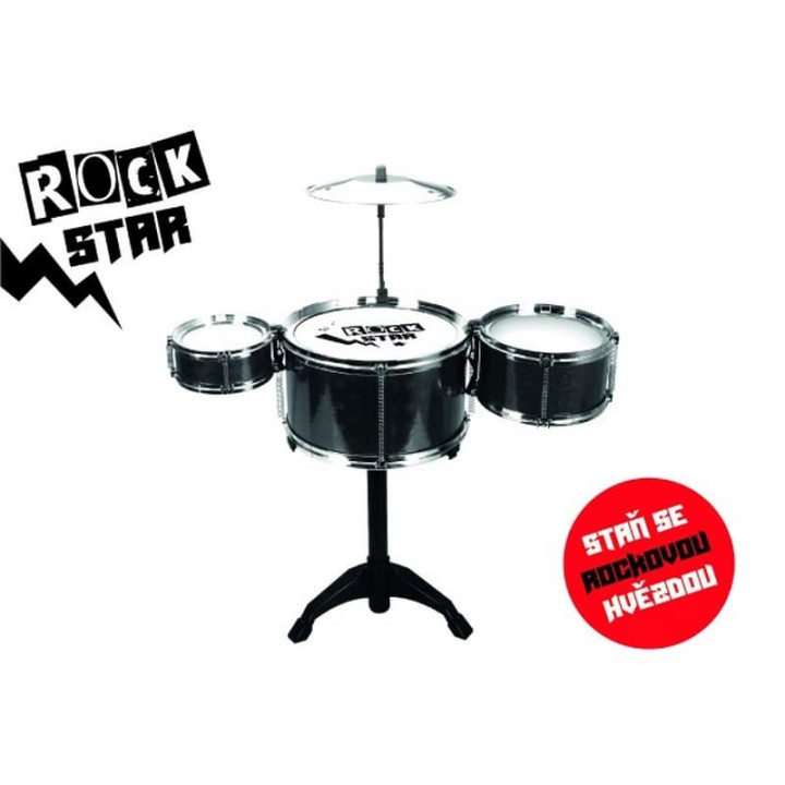 Bicí souprava ROCK STAR plast s příslušenstvím