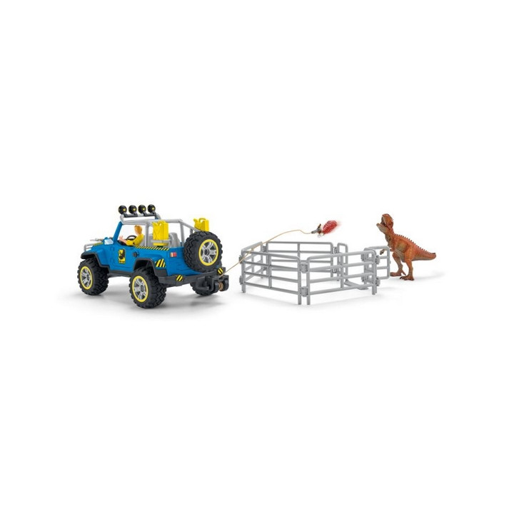 Schleich 41464 Terénní vůz s venkovním výběhem pro dinosaura