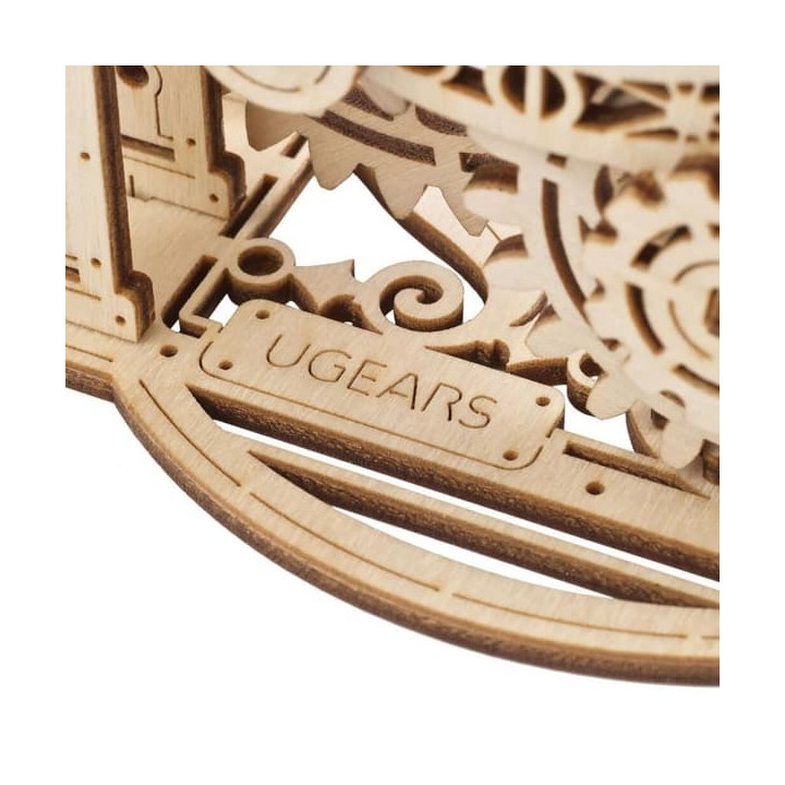 Ugears 3D dřevěné mechanické puzzle Dekorační budík