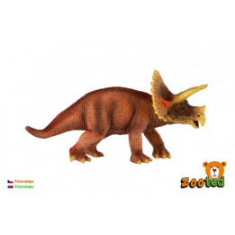 Triceratops zooted plast 20cm v sáčku