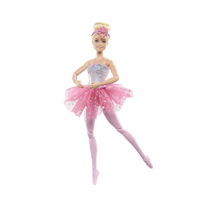 Barbie svítící magická baletka s růžovou sukní