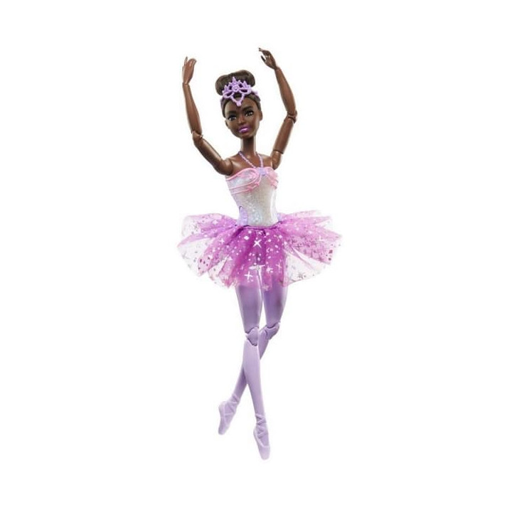 Barbie svítící magická baletka s fialovou sukní