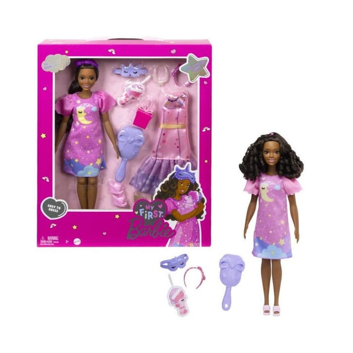 Barbie moje první Barbie panenka den a noc - růžová