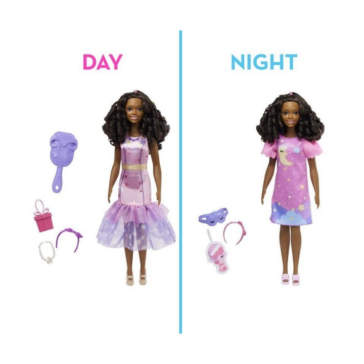 Barbie moje první Barbie panenka den a noc - růžová