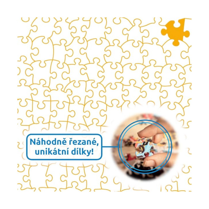 Brain Tree Puzzle Památky v barvách 500 dílků