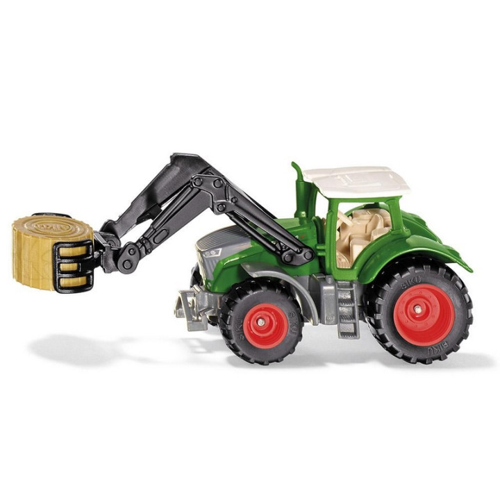 SIKU Blister 1539 Traktor Fendt s kleštěmi na balíky