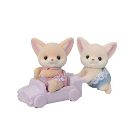 Sylvanian Families Dvojčata fenci s autíčkem