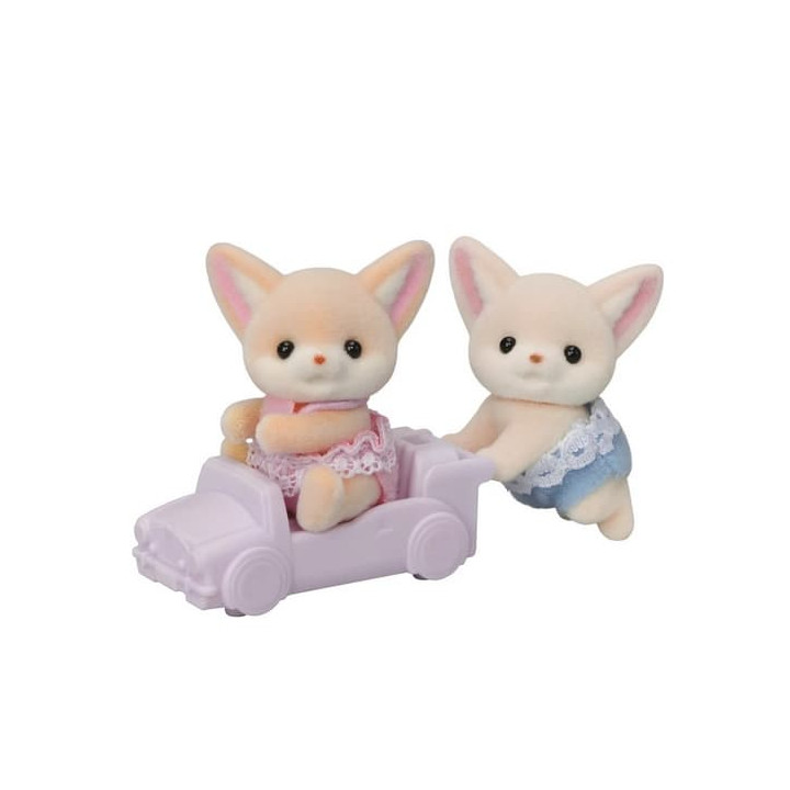 Sylvanian Families Dvojčata fenci s autíčkem