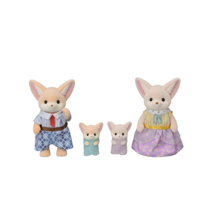 Sylvanian Families Rodina fenků s dvojčaty