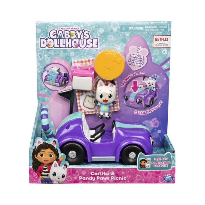 GABBY'S DOLLHOUSE vozidlo s figurkou