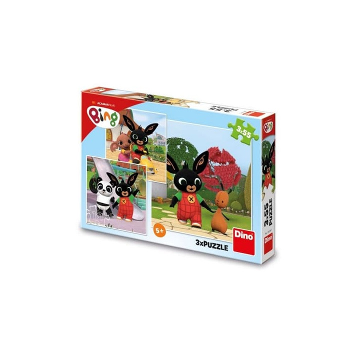BING SI HRAJE 3x55 Puzzle