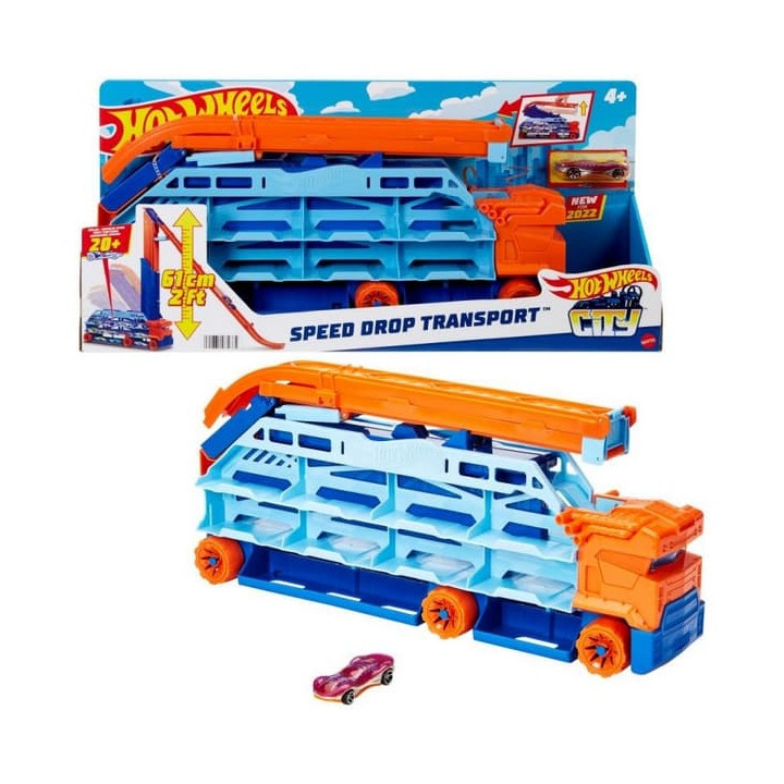 Hot Wheels Tahač s vysokou dráhou
