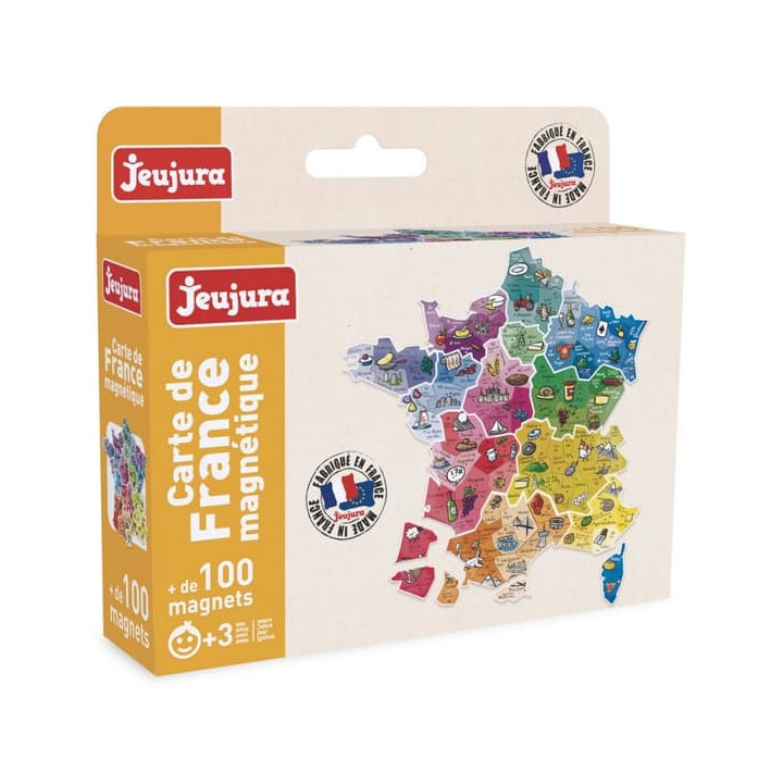 Jeujura Magnetická mapa Francie