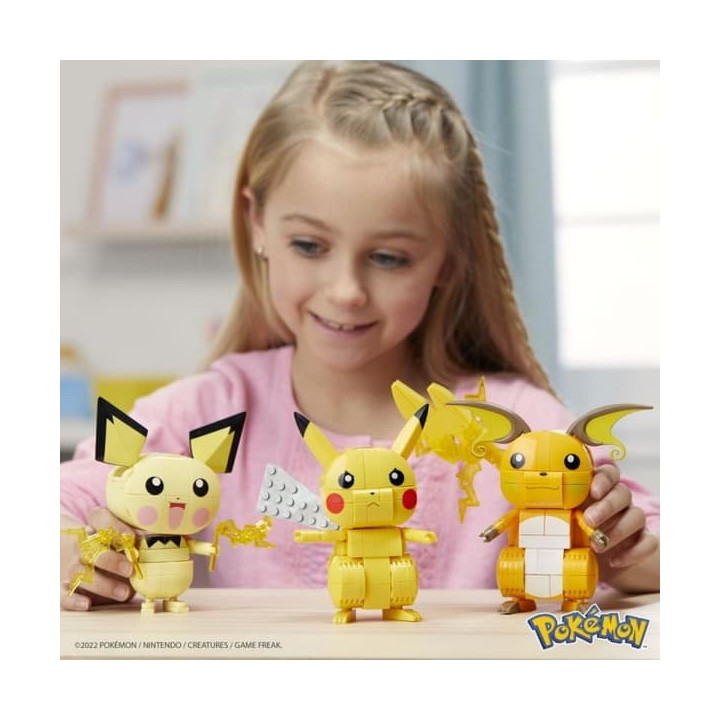 Mega Construx - postav a vystav si Pikachu a jeho vývojové trio