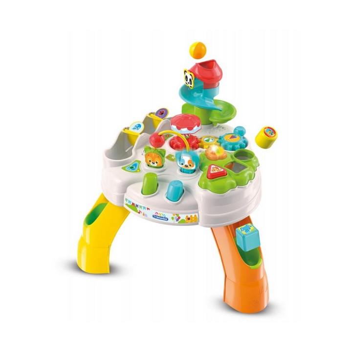Clemmy baby - Veselý hrací stolek s kostkami a zvířátky