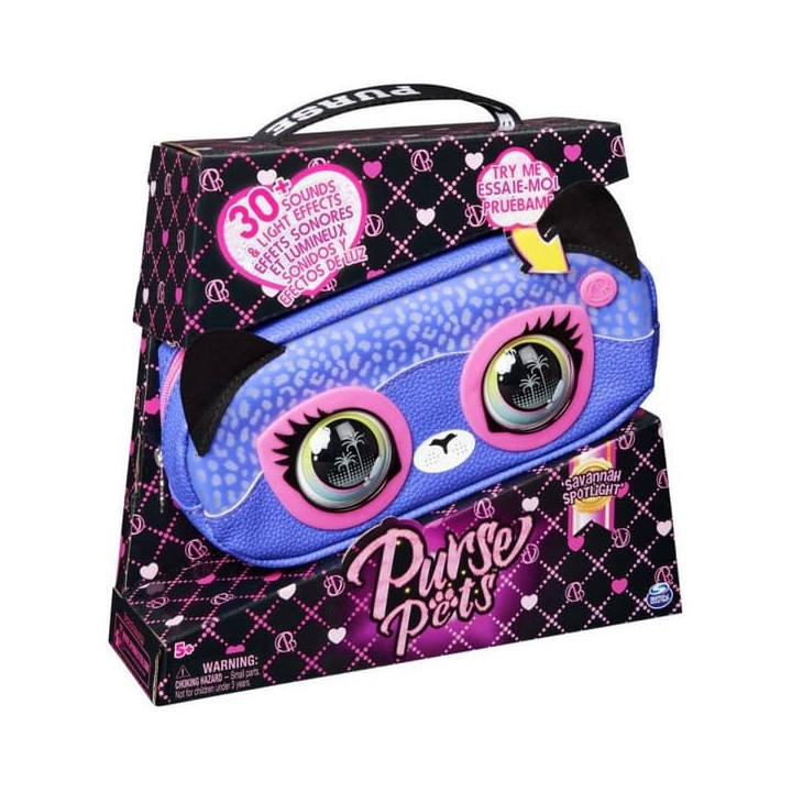 Purse Pets interaktivní ledvinka Gepard