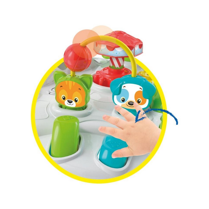 Clemmy baby - Veselý hrací stolek s kostkami a zvířátky