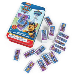 Paw Patrol - domino v plechové krabičce