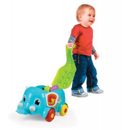 Clemmy baby - Vozík slon s kostkami