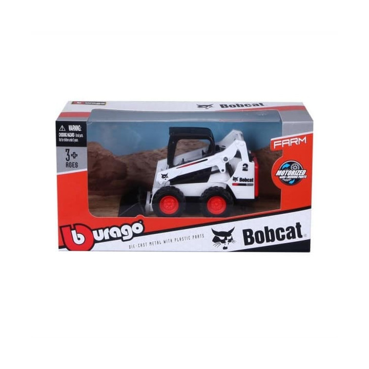 Bburago 10 cm Bobcat S590 Skid-Steer Loader w/bucket
