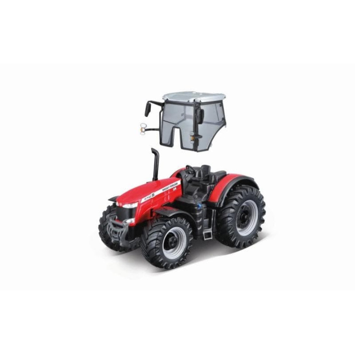 Bburago 10cm Farm Traktor na setrvačník Massey Ferguson 8740S