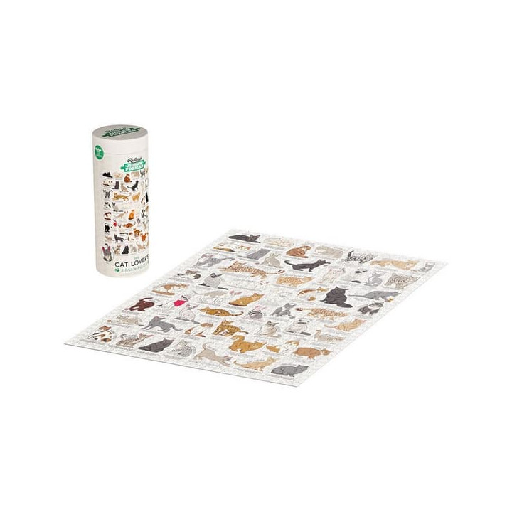 Ridley's Games Puzzle pro milovníky koček bílé 1000 dílků