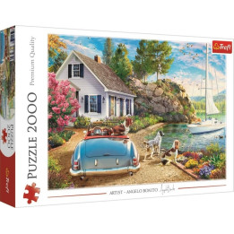 Puzzle Domek u vody 2000 dílků