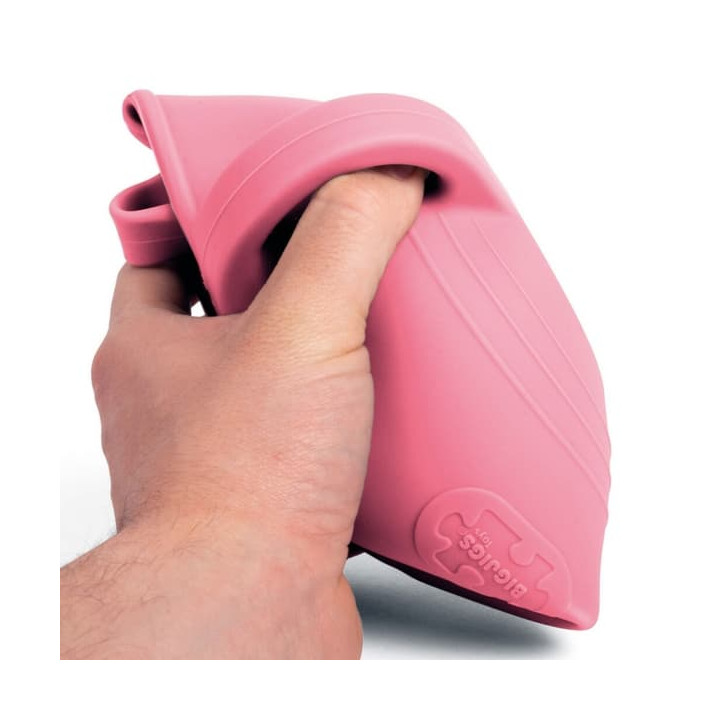 Bigjigs Toys Silikonová konvička růžová Coral