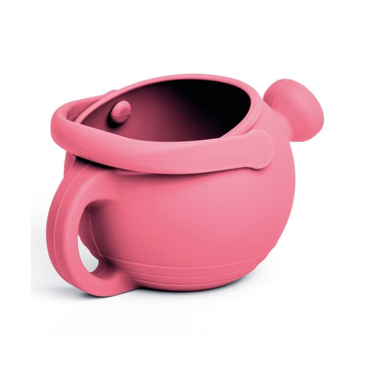 Bigjigs Toys Silikonová konvička růžová Coral