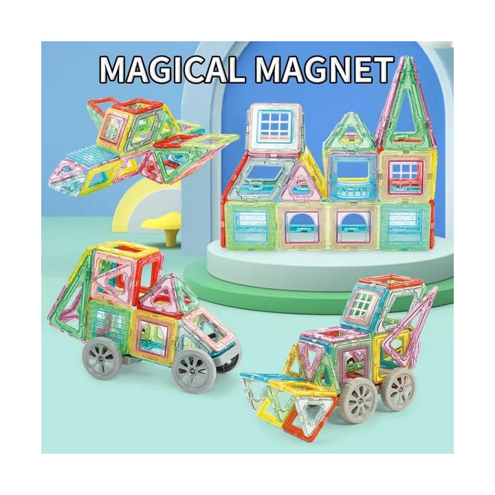 Bavytoy Magnetická stavebnice 55 ks