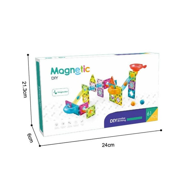 Bavytoy Magnetická stavebnice 61 ks