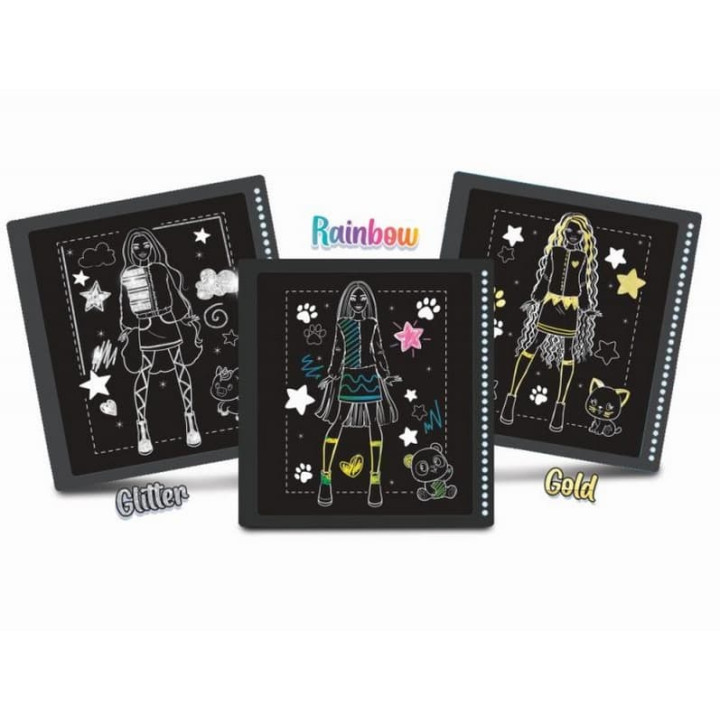 BARBIE SKETCH BOOK CUTIE SCRATCH REVEAL