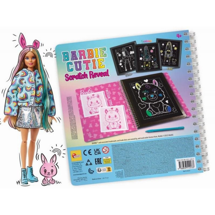 BARBIE SKETCH BOOK CUTIE SCRATCH REVEAL