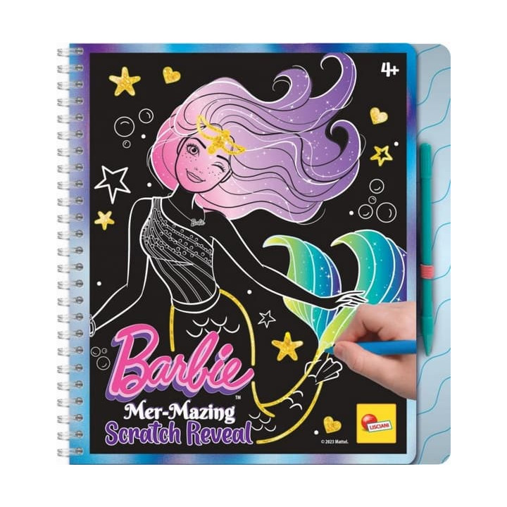 BARBIE SKETCH BOOK MER-MAZING SCRATCH REVEAL