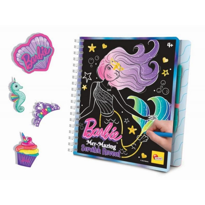 BARBIE SKETCH BOOK MER-MAZING SCRATCH REVEAL