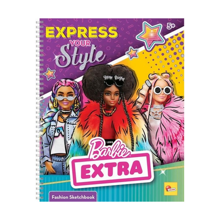 BARBIE SKETCH BOOK VYJÁDŘI SVŮJ STYL
