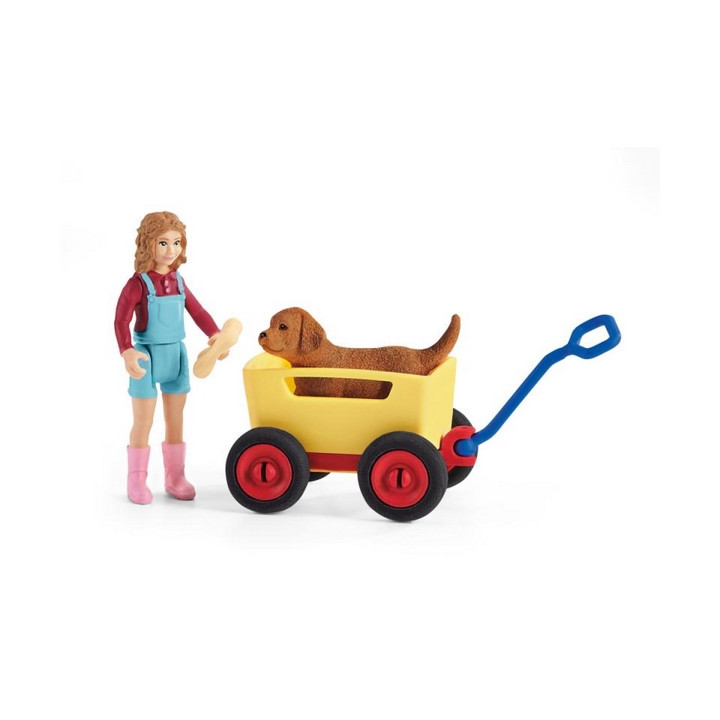 Schleich 42543 Výlet s ručním vozíkem