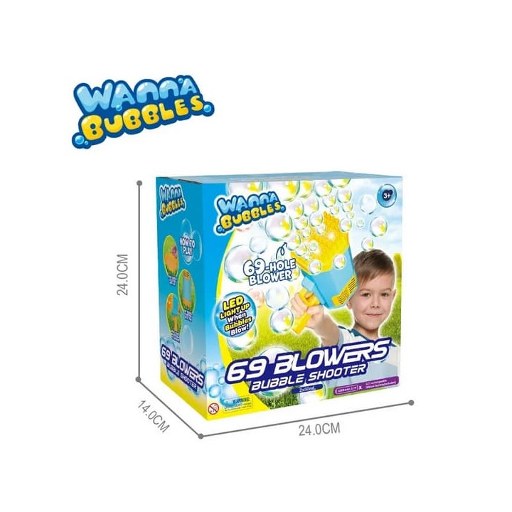 Bublifuková pistole s nabíjecí baterií