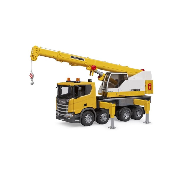 Bruder 3571 Autojeřáb Scania Super 560R Liebherr se světelným a zvukovým modulem