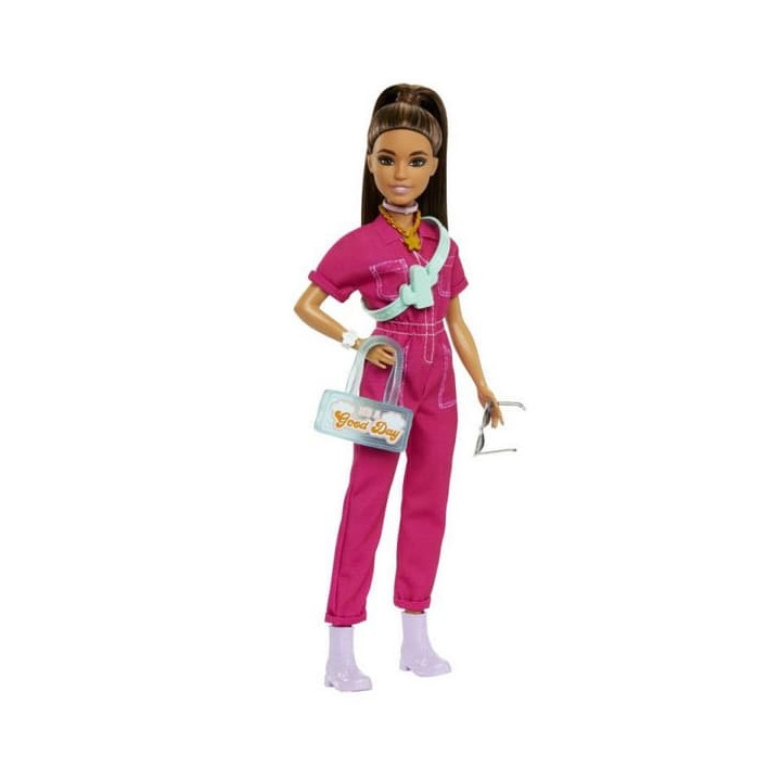 Barbie® Deluxe MÓDNÍ PANENKA - V KALHOTOVÉM KOSTÝMU