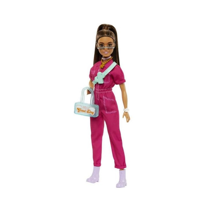 Barbie® Deluxe MÓDNÍ PANENKA - V KALHOTOVÉM KOSTÝMU